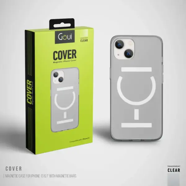 GOUI MAGNETIC IPHONE COVER FOR IPHONE 13 | CLEAR